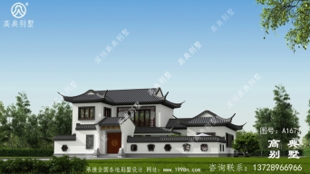 简约大气的中式两层别墅