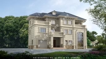 外观造型很美很气派的欧式三层别墅