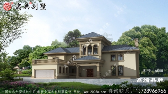 这款别墅配色素雅温馨，更加充满家的温暖