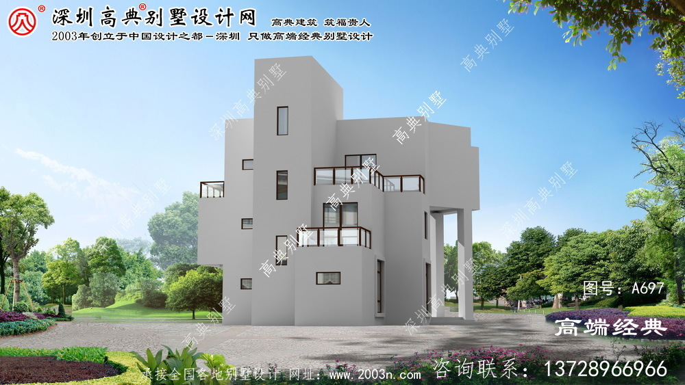 尤溪县新农村小别墅外观图