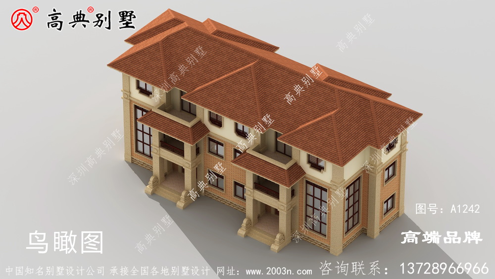 三层小别墅装修设计图外观新颖 ,时尚