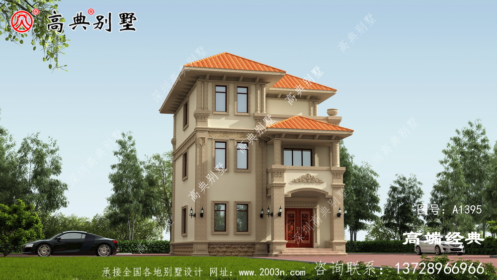 建栋别墅与妻儿父母一起共享天伦