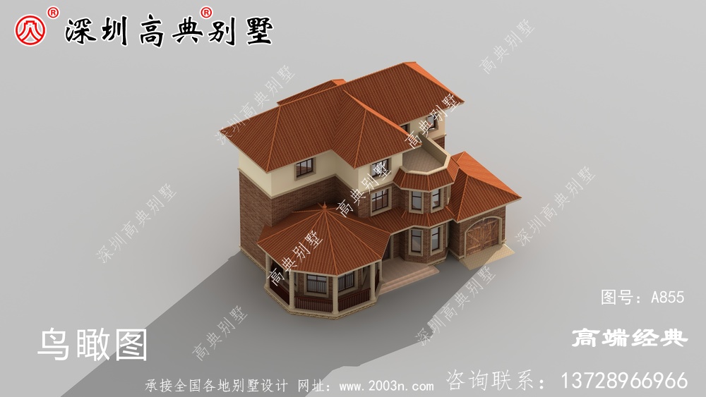 别墅设计图，建一栋，绝对在村里最拉风，美到爆！