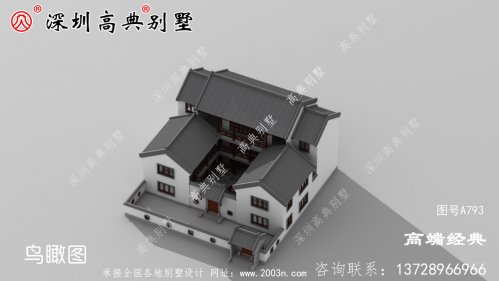 乡下自建四层房设计图纸，这款肯定是你中意的