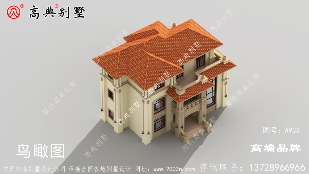 外观整体非常明亮色调温馨农村建房的首选